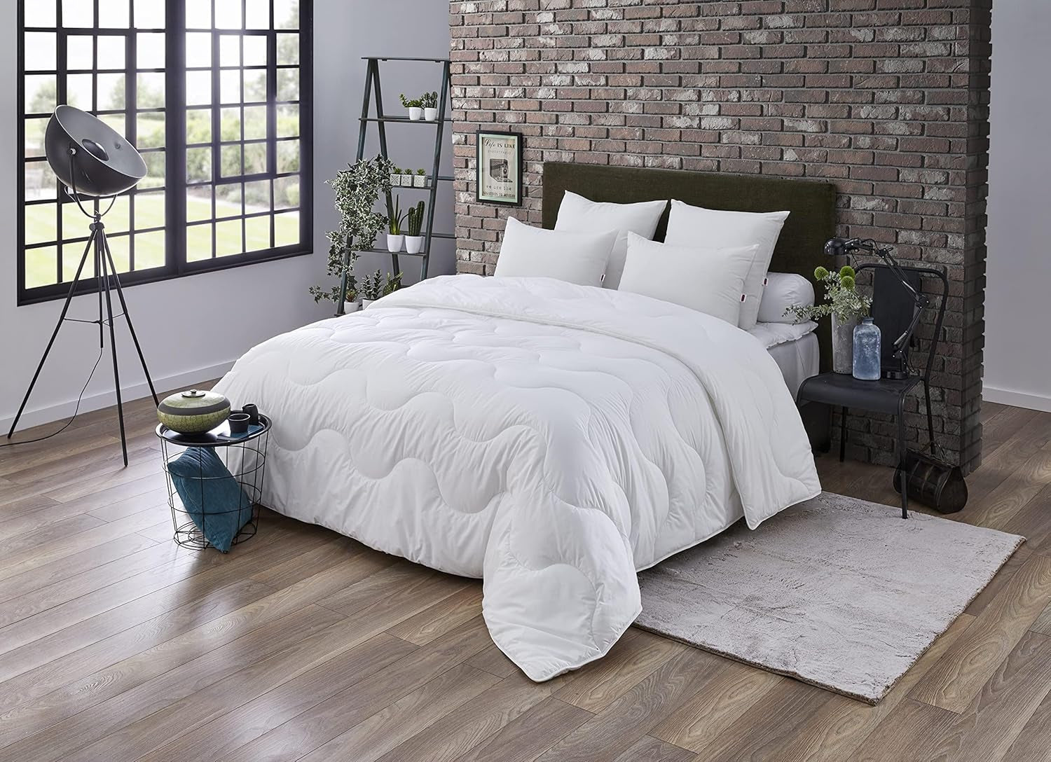 Maxiconfort Ultra Bettdecke, warm, Kunstfaser, 260 x 240 cm, weiß Bettdecken und Steppdecken Naty Shop 140/200 Modern