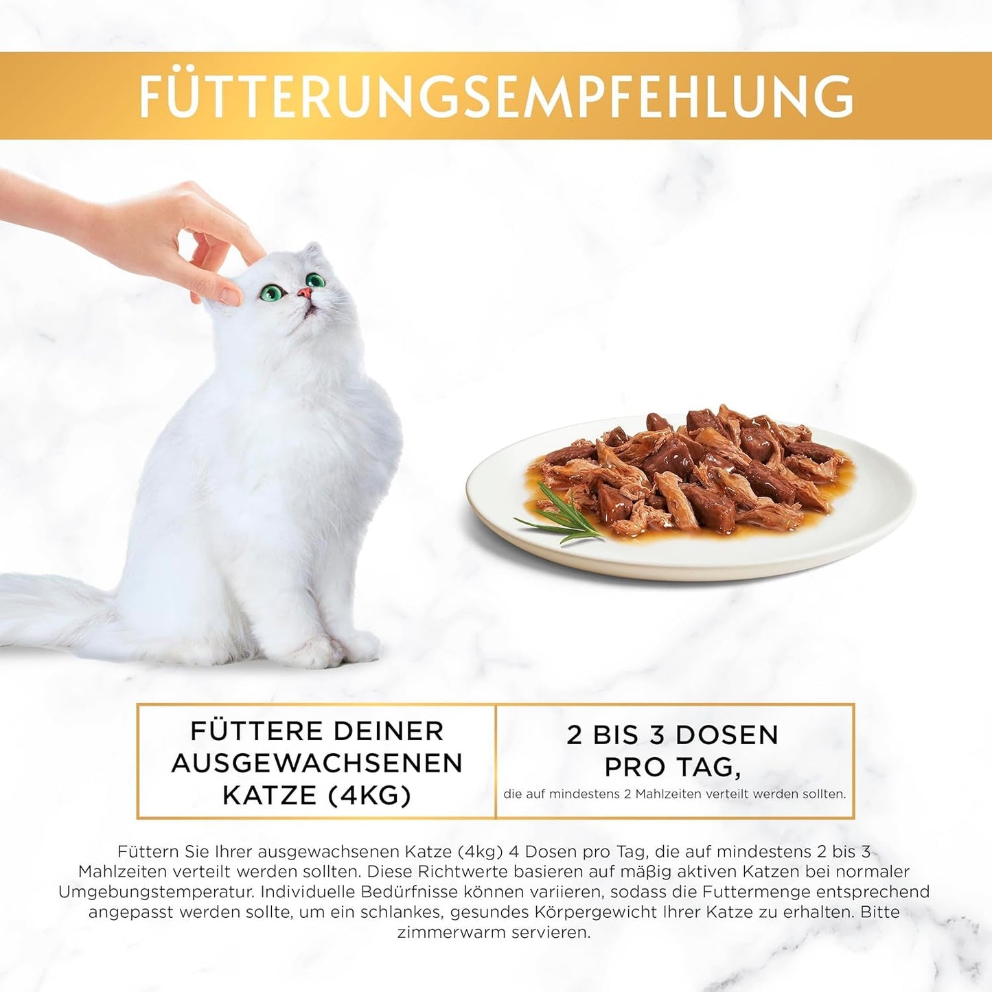 Gourmet Gold Délicatesse en Sauce Rind- und Hühnernassfutter für Katzen, 12er-Pack (12 x 85 g)