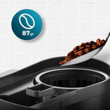 Cecotec Coffee 66 Grind & Drop Essential Filterkaffeemaschine. 1086 W, Messermühle, bis zu 12 Tassen, Extreme Aroma-Technologie, digital, Edelstahl, automatische Abschaltung.