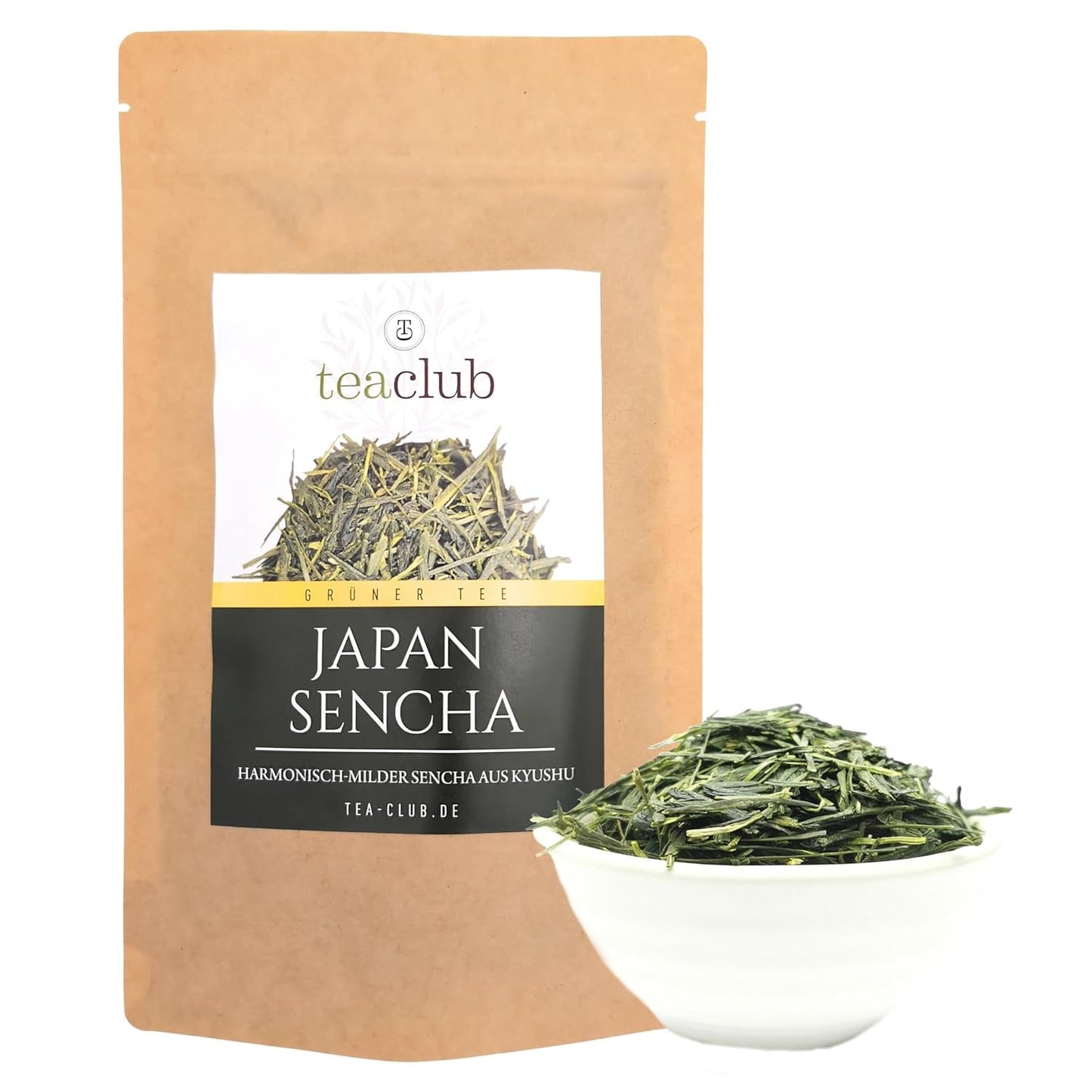 Japanischer Grüntee Sencha lose 100g, Japanischer Grüntee aus Kyushu, Strauchsorte Oku Midori, Teaclub Green Tea