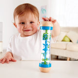 Hape Regenmacher | Mini-Musikspielzeug mit Holzglocken, blau Toys Bebe Naty Shop