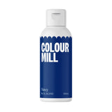 Color Mill Blend Lebensmittelfarbe auf Ölbasis, marineblaue Farbe – Lebensmittelfarbe für Schokolade, Fondant, Muffins, Kuchen, Backen, Makronen – Lebensmittelfarbe zum Dekorieren von Kuchen – 100 ml
