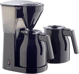 Melitta Easy – Espressomaschine mit Filter und Glaskaraffe, für bis zu 10 Tassen Kaffee, schwarz