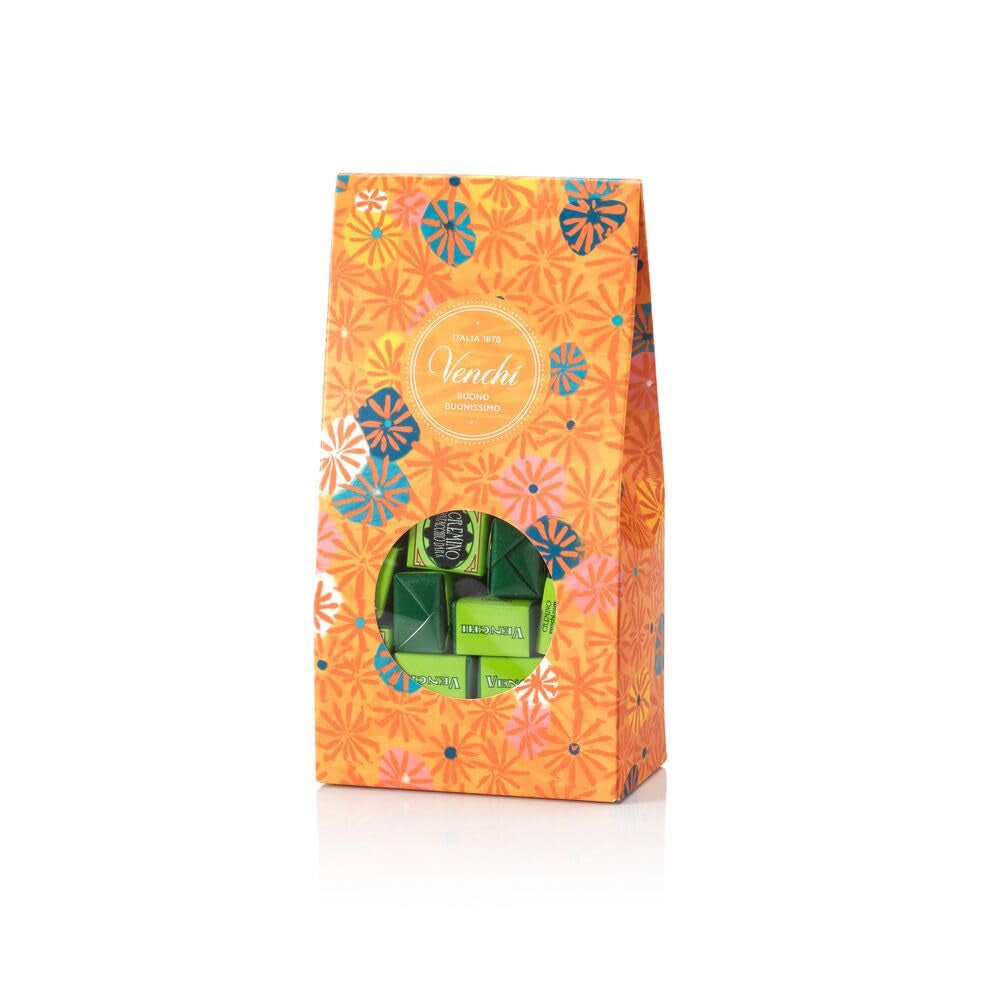 Venchi - Murrine mit Pistazien-Cremino-Pralinen-Geschenkbox, weiße Schokolade, 305 g, glutenfrei, ohne künstliche Farbstoffe, ohne Konservierungsstoffe – perfekte Geschenkidee