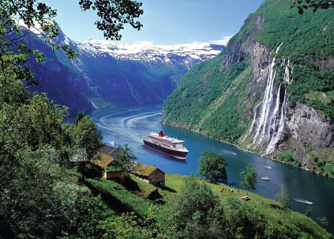 Ravensburger Puzzle 12000475 – Norwegischer Fjord – 1000 Teile Puzzle für Erwachsene und Kinder ab 14 Jahren, norwegisches Landschaftspuzzle Puzzle Naty Shop