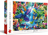 Trefl 10880 Kolibris in den Tropen 1000 Teile – DIY-Vogelpuzzle, kreative Unterhaltung, für Erwachsene und Kinder ab 12 Jahren, mehrfarbiges Puzzle Naty Shop Standardtitel