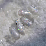 Glitzer-Nagelaufkleber, Sommer-Wasserwellen, Sternenhimmel-Nagelkunst, Fantasie-Meerwasserwellen, Nageldesigns, Nagelaufkleber, Meerwasserwellen, Nagelzubehör, Nagelkunst