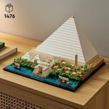 LEGO 21058 Architecture The Pyramid of Cheops Building Kit for Craft as a Creative Hobby, Gift Idea for Adults, Men, Women, Mother, Father, Creative Activity, Famous Landmarks Collection Building Sets Besuchen Sie den LEGO-Store