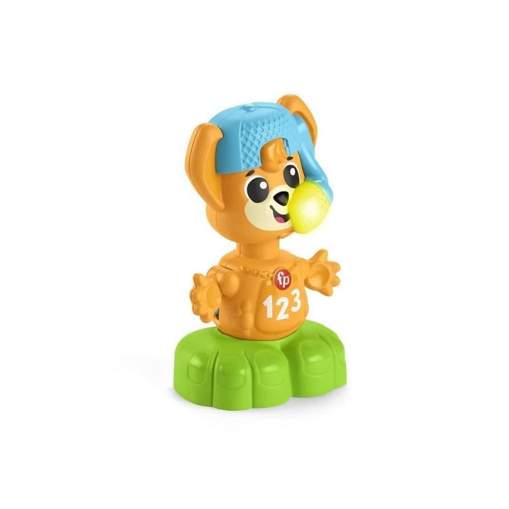 Fisher-Price Sync Squad Fuchs-Thekenspielzeug, Spielzeug für Babys und Kleinkinder mit Musik und interaktiven Lichtern, ab 9 Monaten, französische Version, HYK94 Jucarii Bebe Naty Shop