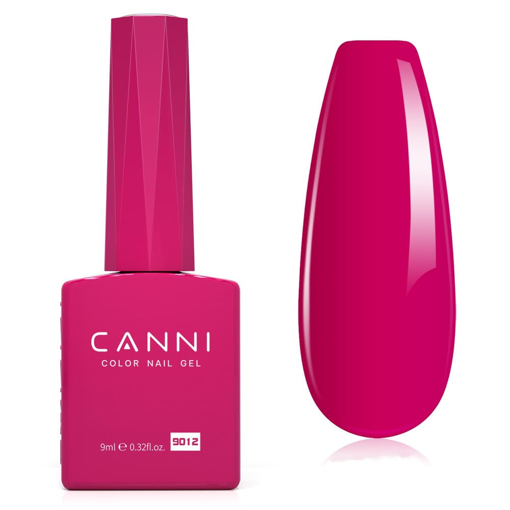 CANNI Gel-Nagellack, semipermanent, dunkelviolett, Nagellack, UV-Gel, Soak Off, Maniküre