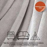 Brentford's Ultra Soft Fleece-Tagesdecke, Silbergrau, großes Doppelbett – 150 x 200 cm. Betten und Decken. Beuche den Brentfords-Store