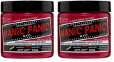 Manic Panic Hot Hot Pink Classic Cream Vegane, tierversuchsfreie, halbpermanente Haarfarbe 118 ml Naty Shop Haarfarbe Hot Hot Pink 118 ml (2er-Pack)