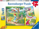 Ravensburger Puzzle für Kinder – 08051 Rapunzel, Rotkäppchen und der Froschkönig – 3 x 49 Teile Puzzle für Kinder ab 5 Jahren 3 x 49 Teile Puzzle Naty Shop Standardtitel