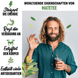 ORIGEENS BIO YERBA MATE TEE 1 KG – Das Original I Ungeröstet, Blätter, ohne Stiele, Staub und Krümel I Energetisierendes und entgiftendes Getränk