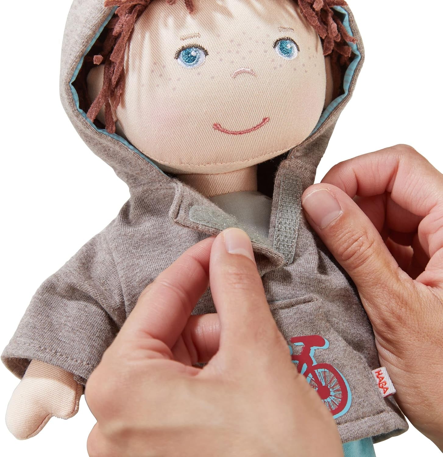 HABA 306528 – Lian Doll – Plüschpuppe für Kinder ab 18 Monaten zum Spielen und Kuscheln aus weichen Materialien – Größe: 30 cm Naty Shop Dolls