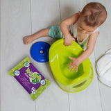 Melon Feuchttücher - Spülbar - Aus 95% Wasser - Parfümfrei - Plastikfrei - Dermatologisch Getestet - Feuchtes Toilettenpapier Aus 100% Pflanzlichem Cellulosematerial - 60 Tücher Naty Shop