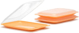 TATAY Fresh Slicer Box 4er-Set, BPA-frei, wiederverwendbar, stapelbar, spülmaschinenfest und MWO, zufällige Farben. Maße: 17 cm x 3,2 cm x 25,2 cm. Frischhaltedosen Naty Shop Set 3 – Pfirsich