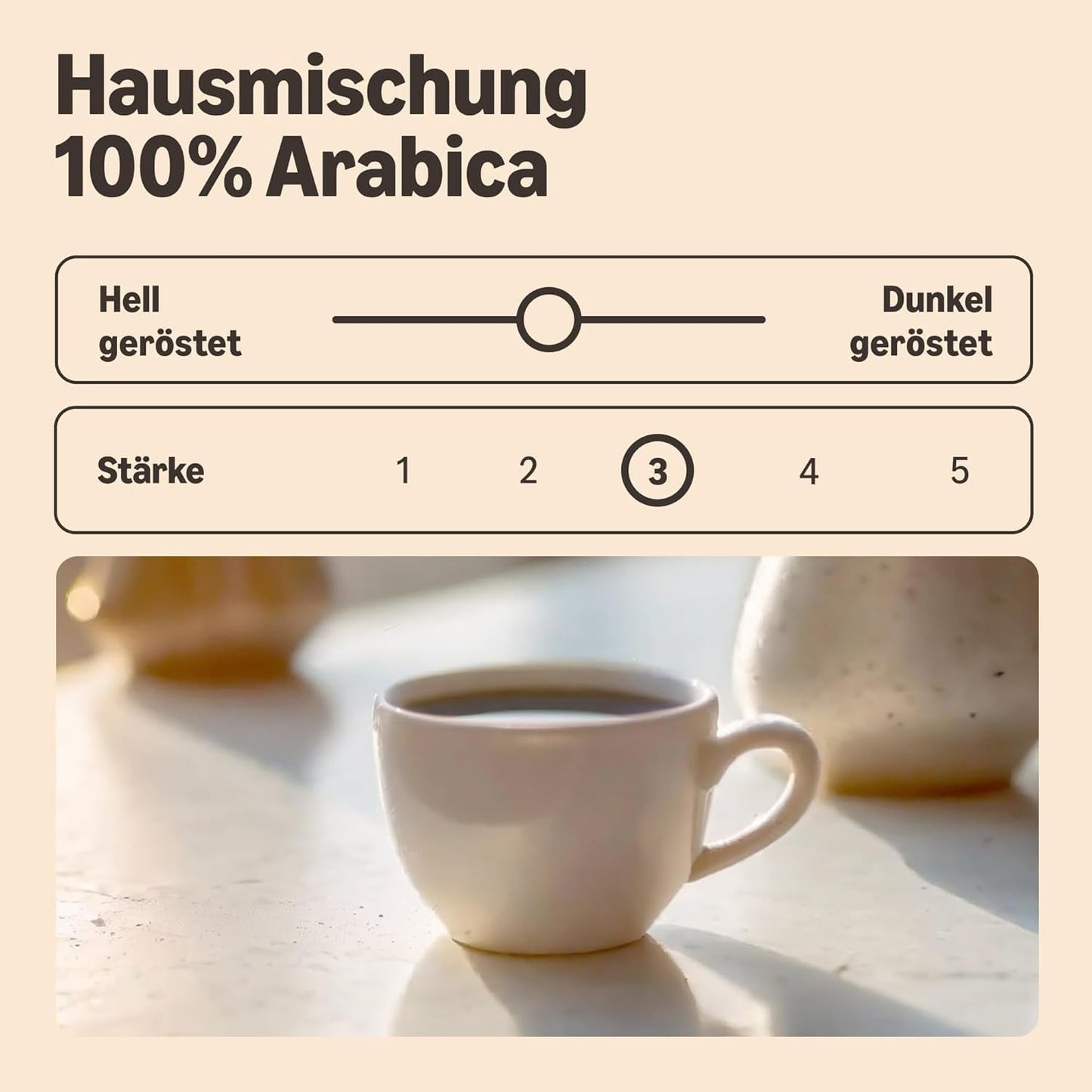 von Amazon Kaffeebohnen, Mittlere Röstung, 100% Arabica, Amaretto, 2kg (2 Packungen mit 1kg)