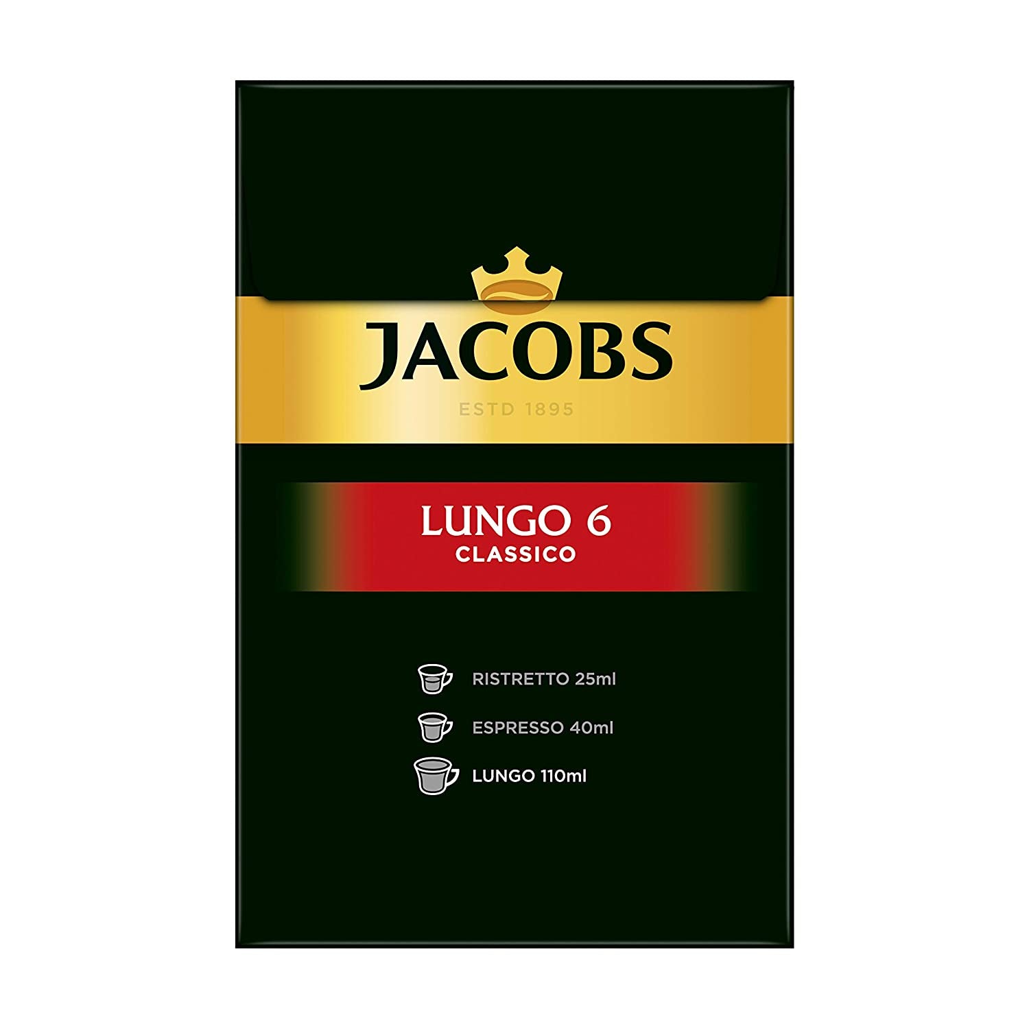 Kaffeekapseln Lungo Classico (nur für kurze Zeit) Megapack XXL & Kaffeekapseln Lungo Decaffeinato- Intensität 6-200 Nespresso-kompatible Kapseln, 10er Pack, 10 x 20 Getränke