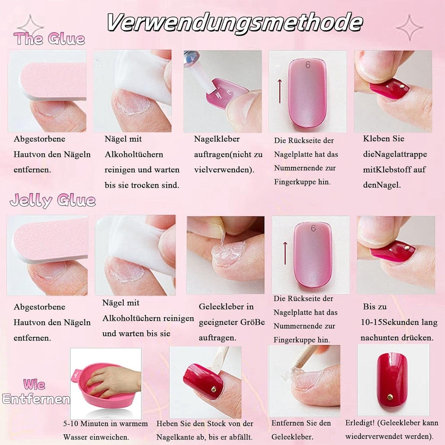 24 Stück rosa einfarbige künstliche Nägel, selbstklebend, neutrale künstliche Nägel, mittelgroß, quadratisch, weiches Gel für Frauen, DIY, vollständige Abdeckung, glitzernde künstliche Nägel