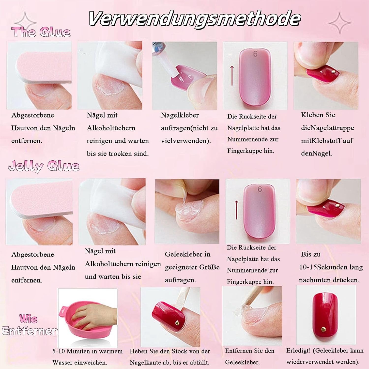 24 Stück rosa einfarbige künstliche Nägel, selbstklebend, neutrale künstliche Nägel, mittelgroß, quadratisch, weiches Gel für Frauen, DIY, vollständige Abdeckung, glitzernde künstliche Nägel
