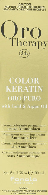 Fanola Oro Therapy Color Keratin 5.0 100 ml Haarfärbemittel Naty Shop 10 Platinblond