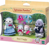 Sylvanian Families – 5759 Robbenfamilie, Tierfigur, detailliertes Spielzeug für Kinder ab 3 Jahren, Naty Shop Dolls, Standardtitel