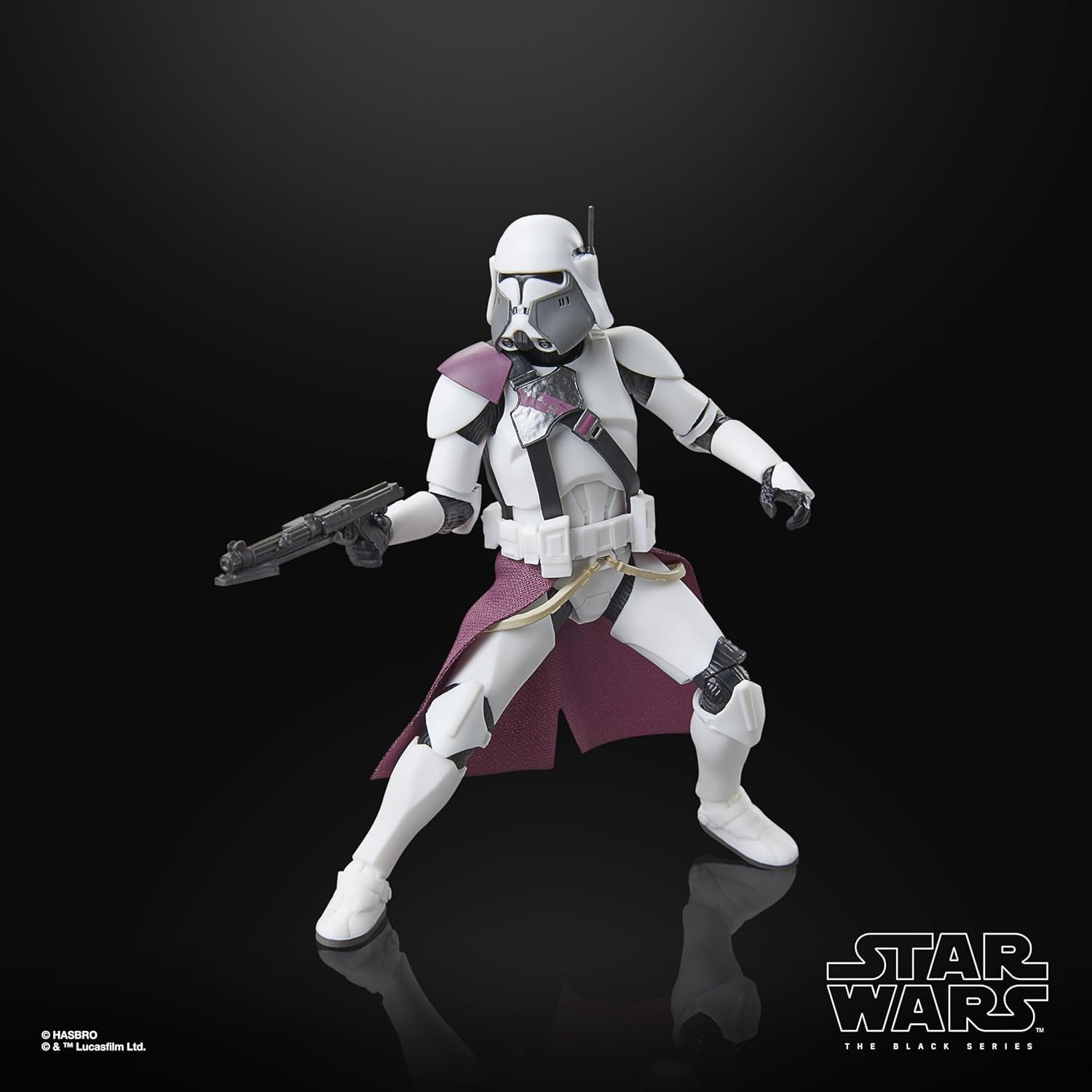 Star Wars Black Series Clone Commander Bacara, Star Wars: Ahsoka Premium-Sammelfigur (15 cm) Actionfiguren Naty Shop