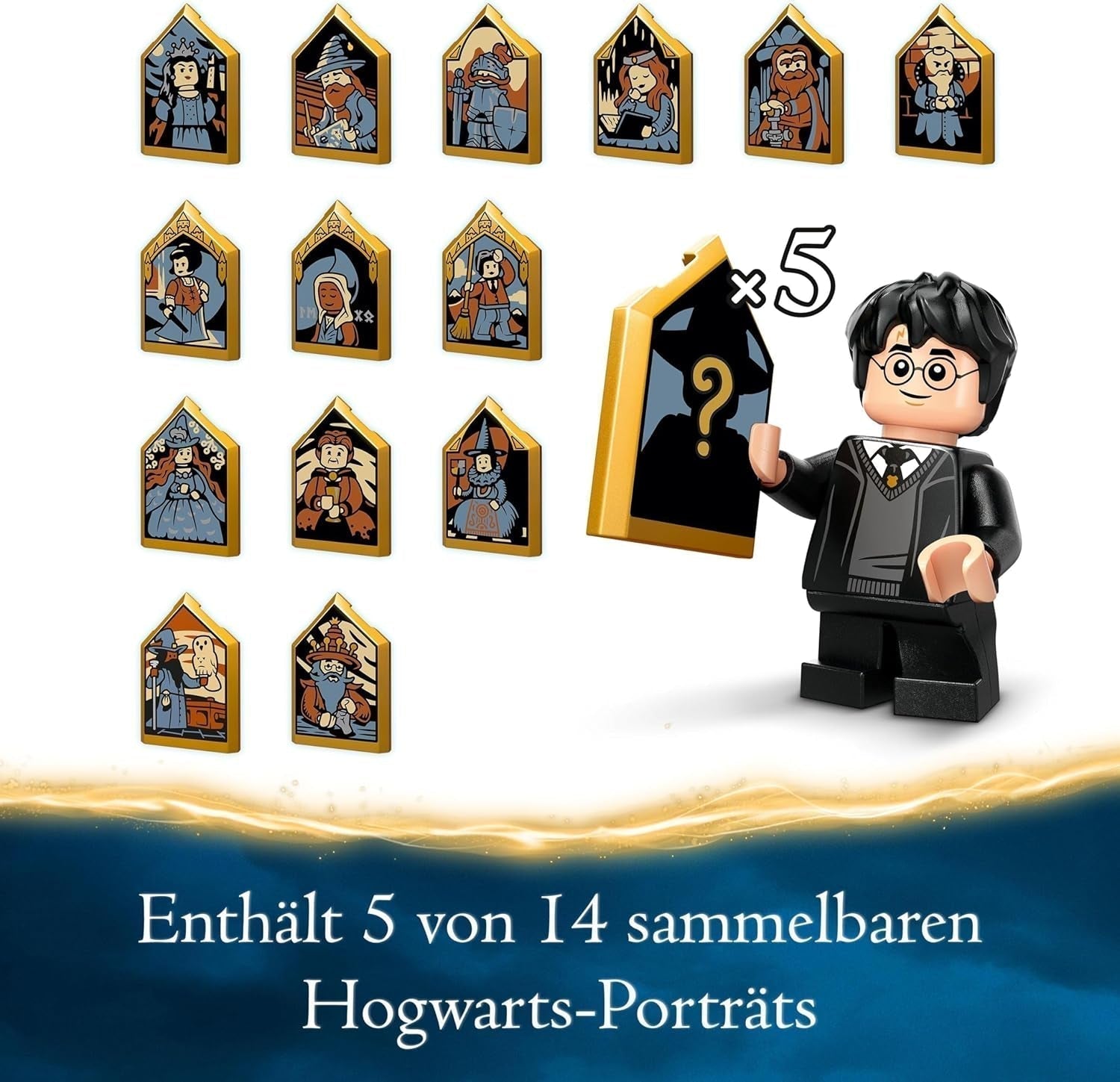 LEGO Harry Potter Schloss Hogwarts: Die Große Halle, Sammelspielzeug mit 11 Minifiguren, darunter Hermine Granger, magisches Geschenk für Jungen und Mädchen 76435 Bausets Besuchen Sie den LEGO-Store
