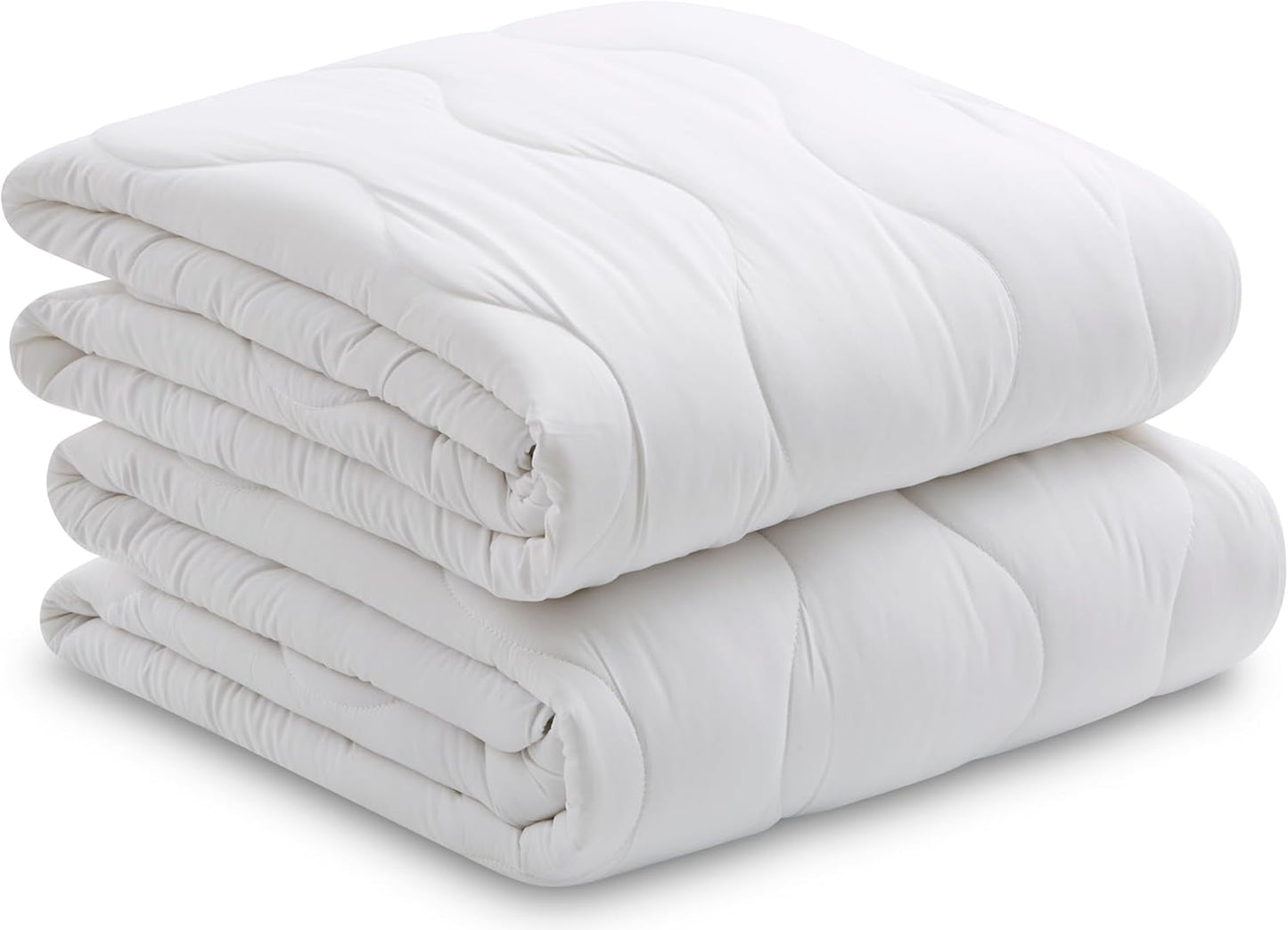 Degrees Home - 4 Estaciones - Nordische Steppdecke, 180 cm, 2 Steppdecken. Winter: Fasern 270 g/m2; Sommer 170 Gr/M2-260X240 cm Bettdecken und Steppdecken Naty Shop Weißes Bett 180 cm