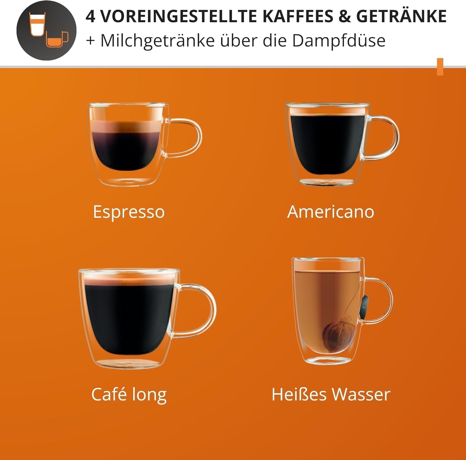 Krups Precision manuelle Espressomaschine mit Siebträger und Mahlwerk, Barista-Kaffeemaschine mit intuitivem Bedienfeld, Vorbrüheinstellungen, Espressomaschine mit Dampfdüse, schnelles Aufheizen, XP801T10