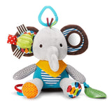 Skip Hop Bandana Buddies Aktivitätsspielzeug, Plüschtier für Babys und Kinder, mehrfarbig, Elefant Babyspielzeug Naty Shop Elefant