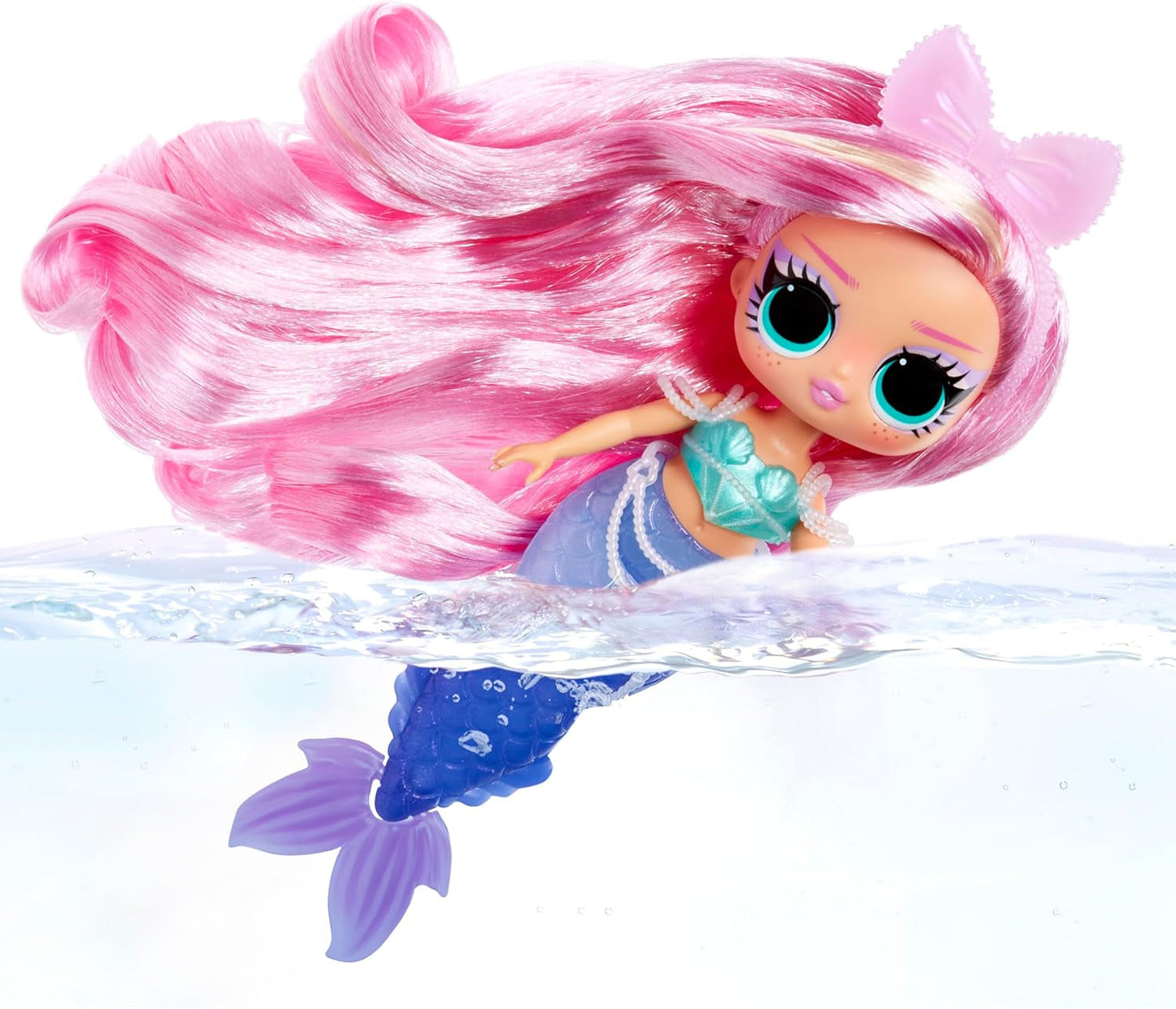 LOL Überraschung! Tweens – Lola Waves Meerjungfrau – Modepuppe mit farbwechselndem Schwanz, beweglicher Flosse und hübschen Accessoires – Spielzeug für Kinder und Sammler ab 4 Jahren