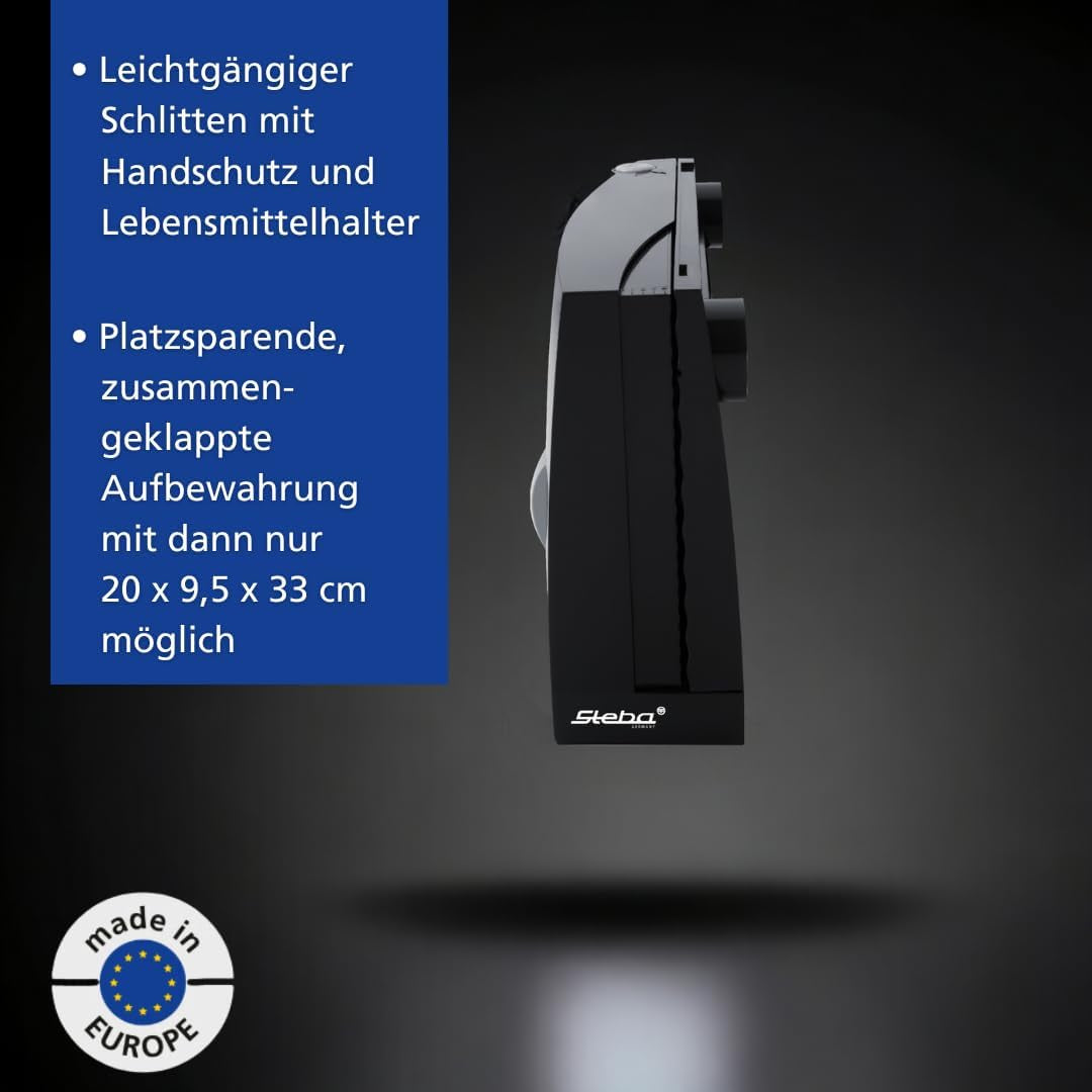 Steba Multifunktionshobel, einstellbare Schnittstärke bis 17 mm, Handschutz Rasnite und Naty Shop Slicers