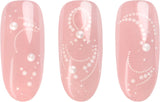 NÉONAIL Nagelstickers 3D - 61 Muster - Nail Charms - Nägel Selber Machen - Nägel - Nageldesign - Zubehör - Nailart - Nail Art Zubehör - Nagel Deko - Nagelschmuck - Dekoration Nageldesign - Weiß