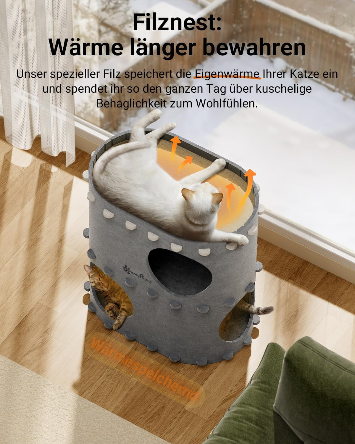 Decken und Möbel, Haustiere, Höhlen und Häuser, Katzen, Katzenbetten, Katzenbetten, Matratzen