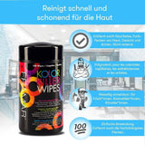 FRAMAR Entferner für gefärbtes Haar - Entferner für gefärbtes Haar, Entferner für gefärbtes Haar, Entferner für gefärbtes Haar, Zubehör zum Färben von Haaren, Entferner für gefärbtes Haar, Entferner für gefärbtes Haar - 100 Tücher Haarfärbemittel Naty Shop