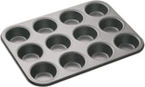 Masterclass 6-Loch-Muffinblech Mit PTFE-, PFOA- Und Bpa-Freiem Antihaftbeschichtung, Robustes 1Mm Dickes Karbonstahlblech, 27 X 18Cm Cupcake-Form Formen und Tabletts zum Backen Naty Shop 35 X 27 X 2,5 Cm