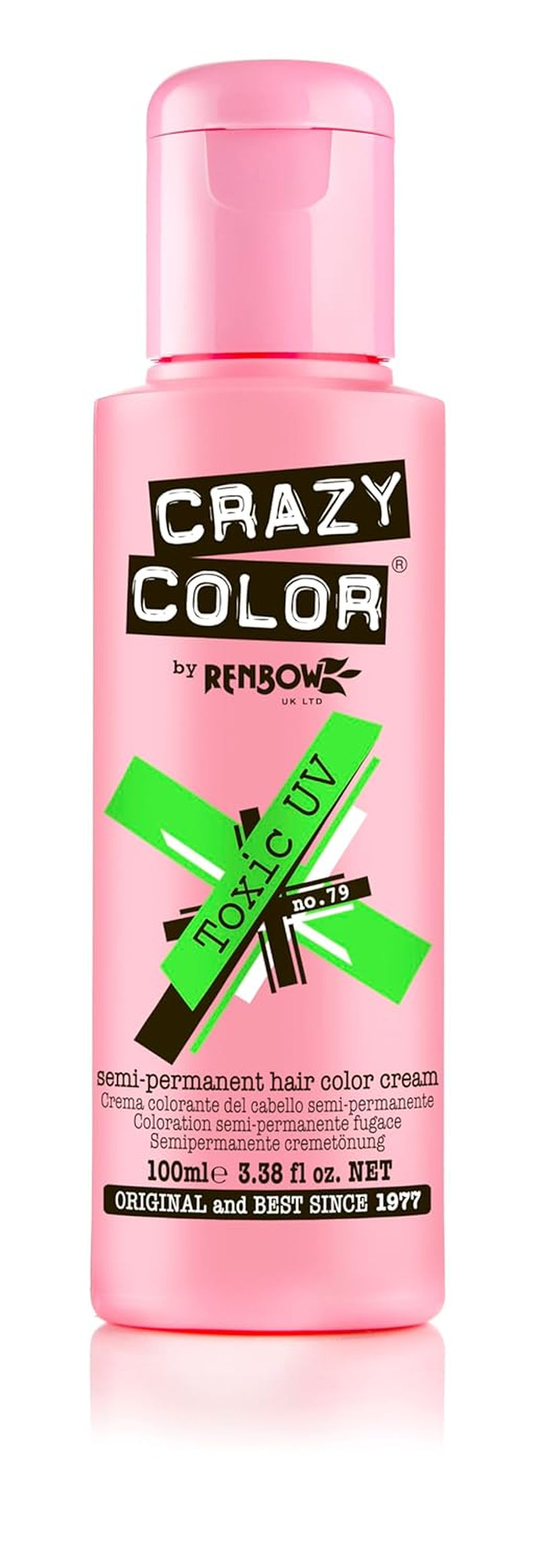 GO TOXIC UV semipermanente Haarfärbecreme, 100 ml (1 Packung) Naty Shop Go Toxic Haarfärbemittel 100 ml (1 Packung)