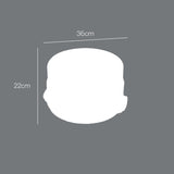 Metaltex Kuchenbehälter, höhenverstellbar, Polypropylen, weiß/transparent, ⌀ 30 cm, höhenverstellbar 8 und 15 cm Frischhaltedosen Naty Shop