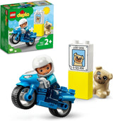 LEGO 10967 DUPLO Polizeimotorrad, Polizeispielzeug für Kleinkinder ab 2 Jahren, ideales Spielzeug für die motorischen Fähigkeiten von Babys, Spielzeug-Motorrad-Bausets Besuchen Sie den LEGO-Store Single