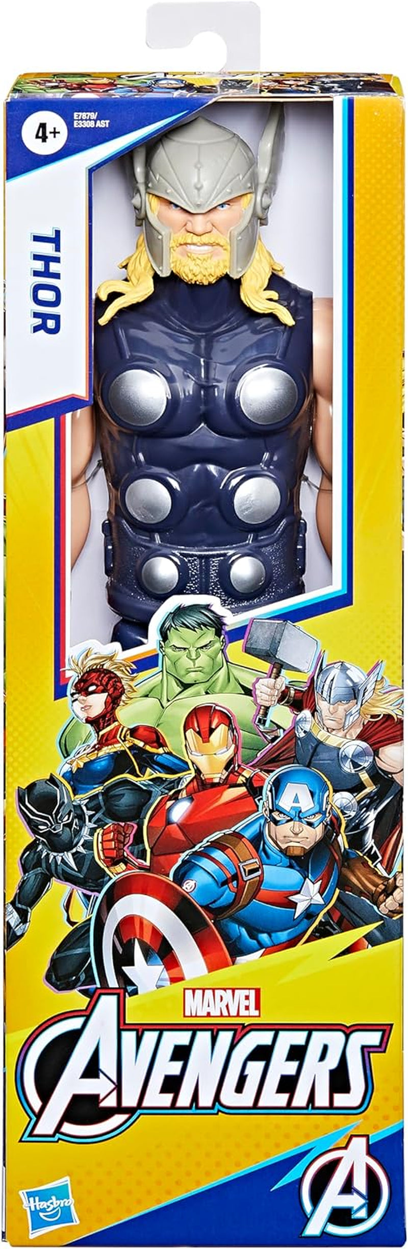 Marvel Avengers Titan Hero Series Blast Gear Thor Actionfigur 30 cm großes Spielzeug für Kinder ab 4 Jahren Actionfiguren Naty Shop