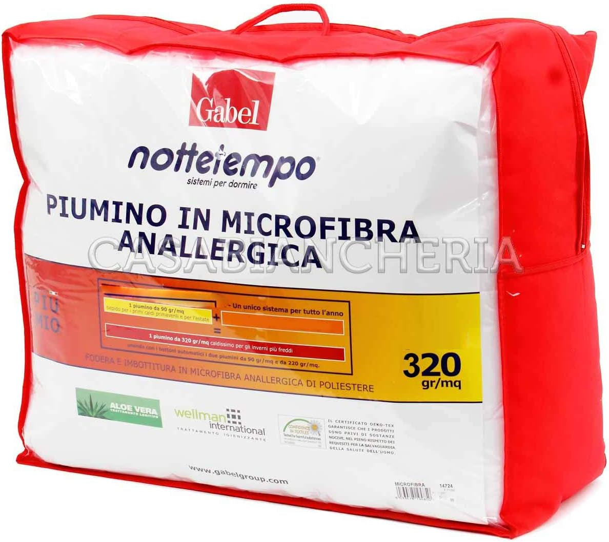 Gabel Nottetempo Daunenjacke Mikrofaser Mikrofaser sehr warm (2 cm) 120 x 80 x 2 cm Bianco Steppdecken und Steppdecken Naty Shop 205 x 250 x 2 cm Mikrofaser hält sehr warm (2 cm)