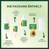 Garnier Nutrisse Permanente Pflege-Haarfarbe mit pflegenden Fruchtölen, 8 Wochen Halt, Farbe Ultra Crème Tint 053 Samtbraun (3er-Pack), Naty Shop Haarfarbe