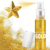 Essbares Glitzerspray – 22 g essbarer Glitzer, essbares Glitzerpulver für Getränke, Kuchendekorationen, Macarons – Lebensmittelfarbenes Glitzerpulver, essbarer Glitzer für Cocktails, Muffins (Pink)