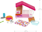 Barbie GRG78 - Mini Playset with 2 dogs, dog house and accessories, gift for children from 3 to 7 years Naty Shop Dolls