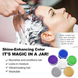 Grüne temporäre Haarfarbe, Styling-Haarfarbe für Männer und Frauen, natürliche Haarpomade, Haarfärbewachs für Party, Cosplay & Halloween, Weihnachten, cremefarbene temporäre Haarfarbe (100 g, grün) Naty Shop Haarfarbe