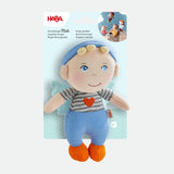HABA Schutzengel-Matten – Süße Textilpuppe (15 cm), ideales Willkommensgeschenk für Babys und Kleinkinder – Waschbar bei 30 °C – 2011869001