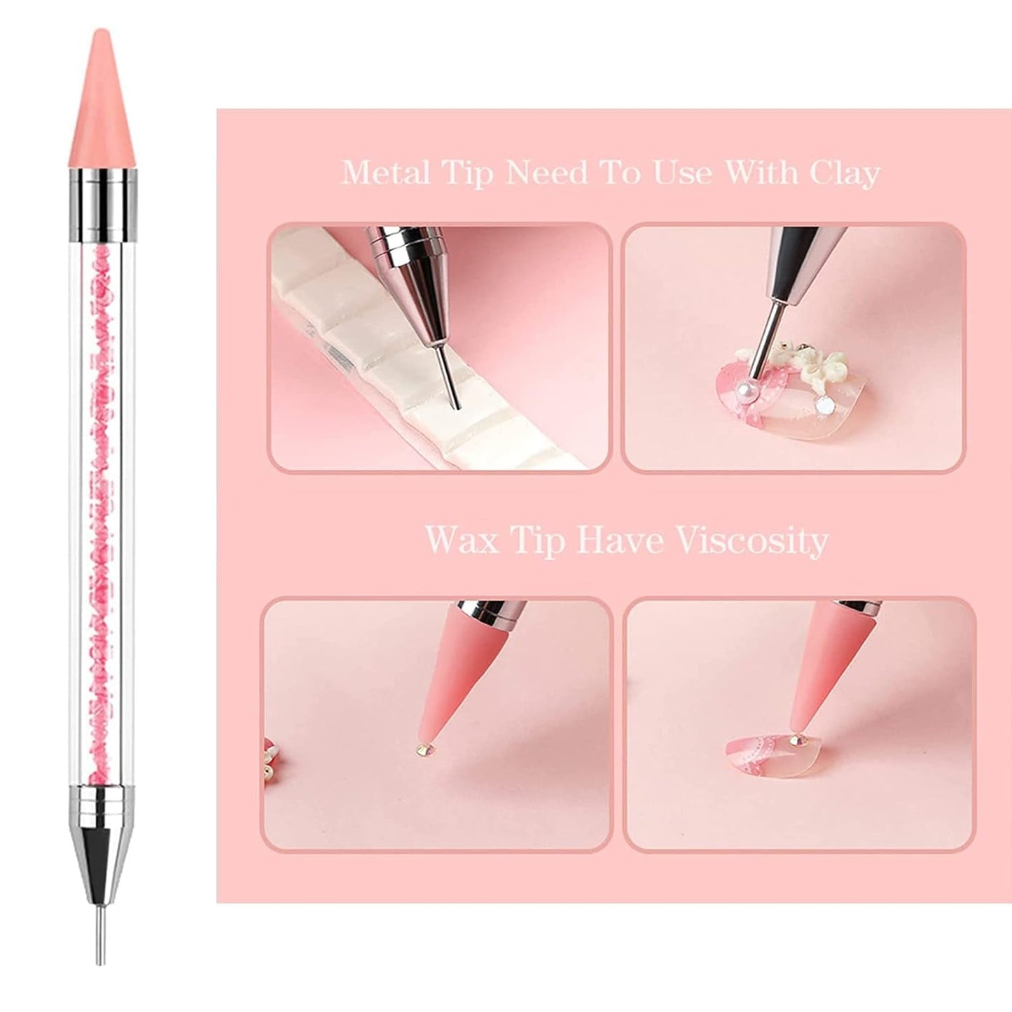 4200 Stück Nail Art-Strasssteine, 36 Farben Glitzersteine, Nageldekorationssteine ​​für Nail Art-Zubehör und Strasssteine, klarer Kristall, mit Strass-Auswahlpinzette und Ritzstift