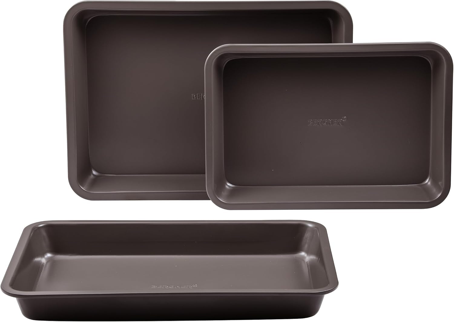 BERGNER BAKING LOVERS - Set Von 2 X 6 Cup Muffinformen - Kohlenstoffstahl Mit Ilag Essential, PFOA Frei, Leicht Zu Reinigen Formen und Bleche zum Backen Naty Shop 4,5 cm | 25 cm | 34,3 cm